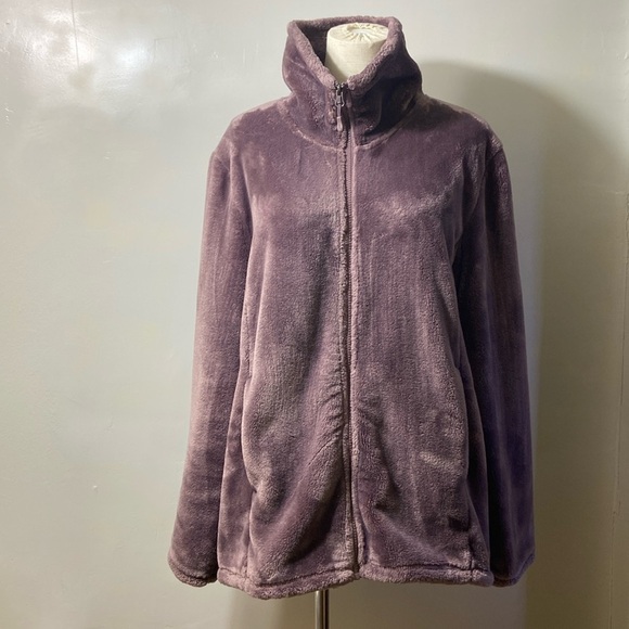 32 DEGREES HEAT FLEECE ZIPPER FRONT WOMEN PINK BARBIECORE JACKET. SIZE-X… - Picture 1 of 14